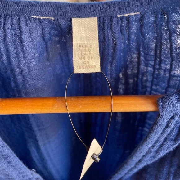 100 % Cotton Crinkle Double Gauze Tops. Size - M (Fit up to L) - Picture 7 of 7